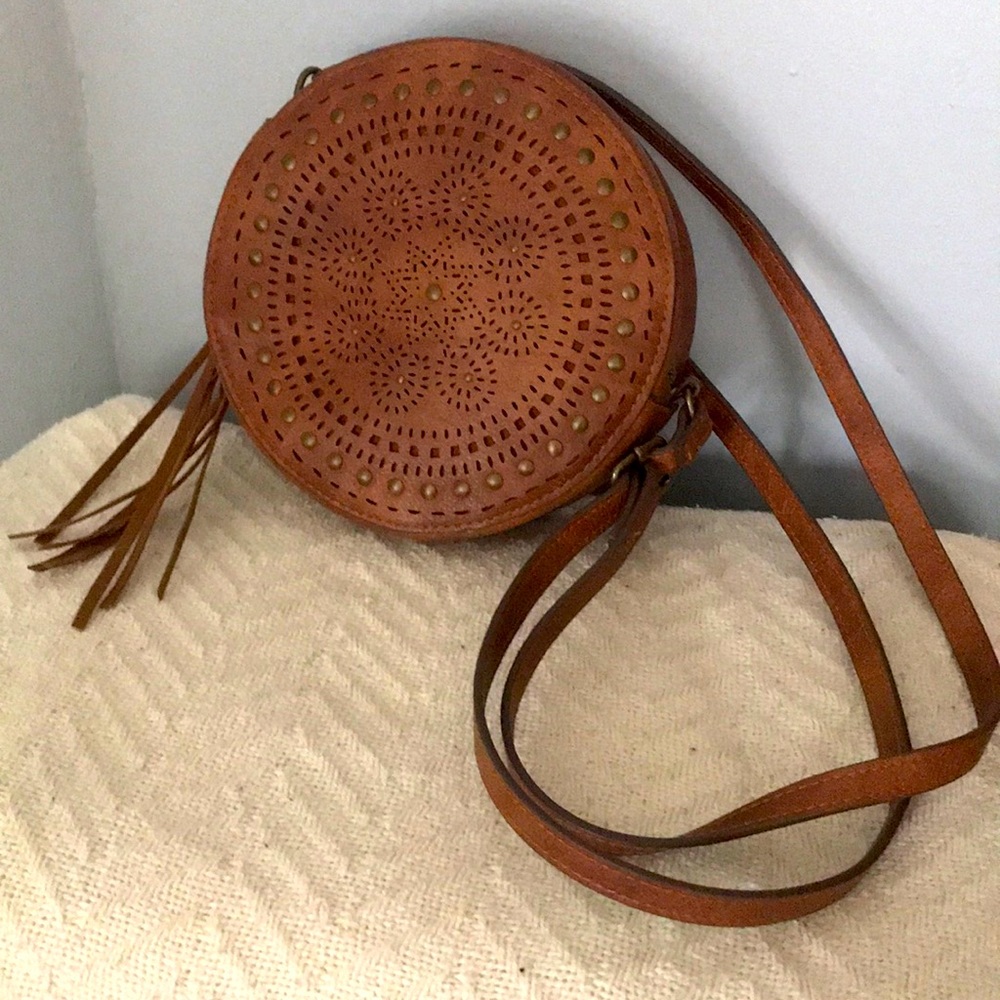 Faux leather Bohemian purse